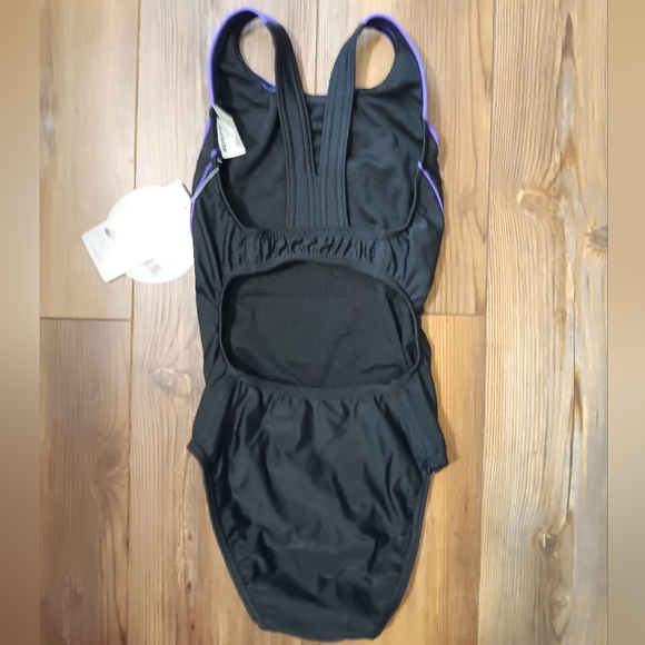 SPORTI Piped Splice Athletic Grade Swim Suit - Picture 5 of 11